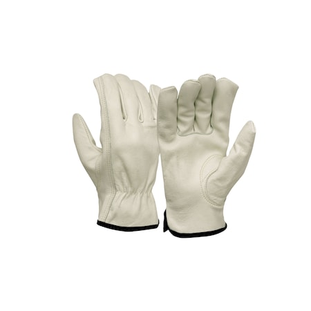 Pyramex Leather Drivers Gloves, Grain Cowhide, Keystone Thumb, 3XL 1 PR GL2004KX3